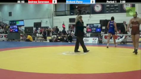 86kg lbs quarter-finals Andrew Sorenson PWC vs. Richard Perry NYAC