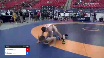 74 kg Consi Of 16 #1 - Tallin Johnson, Mustang Wrestling Club vs Tyler Shilson, Twin Cities Regional Training Center