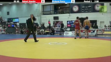 86kg lbs semi-finals Richard Perry NYAC vs. Robert Hamlin LVAC