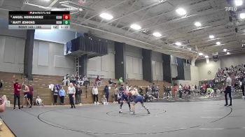165 lbs Semifinal - Matt Jenkins, Reinhardt University vs Angel Hernandez, Keiser University