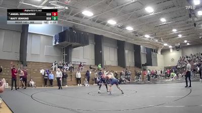 165 lbs Semifinal - Matt Jenkins, Reinhardt University vs Angel Hernandez, Keiser University