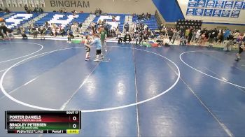127-132 lbs Round 3 - Bradley Petersen, Sky View Jr Wrestling vs Porter Daniels, Cougars Wrestling Club