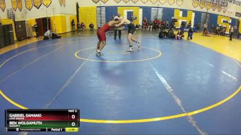 144 White Semifinal - Gabriel Samano, Lake Gibson vs Ben Wolgamuth, Hagerty