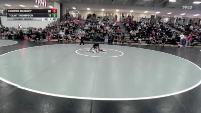 110 lbs Champ. Round 1 - Clint Thompson, The Hideout vs Cooper Bradley, Open Mats