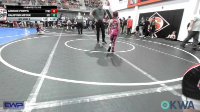 57 lbs Rr Rnd 2 - Kalisynn Meyer, ICEFIGHTER U vs Lennon Phipps, Hilldale Youth Wrestling Club