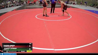 197 lbs Semis & 1st Wrestleback (8 Team) - Bruce Morehead, Elgin vs Dylan Hall, Illinois Valley