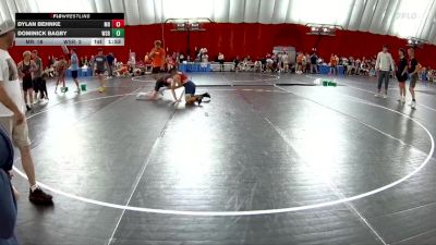 132 lbs Placement Matches (8 Team) - Dominick Bagby, Waverly-Shell Rock vs Dylan Behnke, Marathon