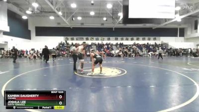 138 lbs Cons. Round 7 - Kamrin Daugherty, Yucaipa vs Joshua Lee, South Torrance