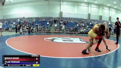 130 lbs Semifinal - Donald Bowie, IN vs Tyler Morales, MI