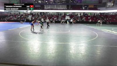 138 lbs Cons. Round 3 - Maya Mordoff, Eagle vs Brianna Gutierrez, Nampa
