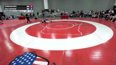 144 lbs Christian Ripa, California Gold vs Cole Cichocki, Team Michigan Blue