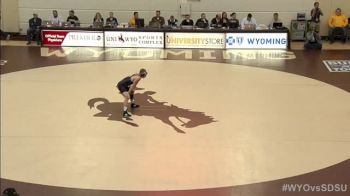 165lbs Match Dakota Friesth (Wyoming) vs. John Nething II (South Dakota State)