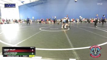 88 lbs Champ. Round 1 - Logan Duncan, Topeka Blue Thunder vs Henry Billet, Bobcat