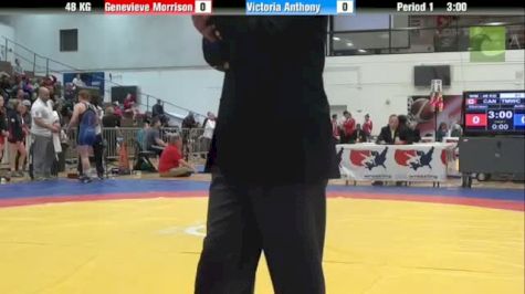48kg lbs semi-finals Genevieve Morrison Canada vs. Victoria Anthony TMWC