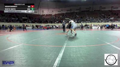 200 lbs Quarterfinal - Aislin Barnett, Kingfisher YellowJackets vs Roeyn Smith, McAlester