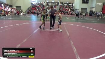 60 lbs Semifinal - Lincoln Swalley, Buckhorn Youth Wrestling vs Greyson Britt, Tennessee Valley Wrestling