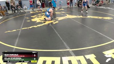 250 lbs Rr1 - Sean Fairchild, Juneau Youth Wrestling Club Inc. vs Rylan Echeverria, Chugach Eagles Wrestling Club