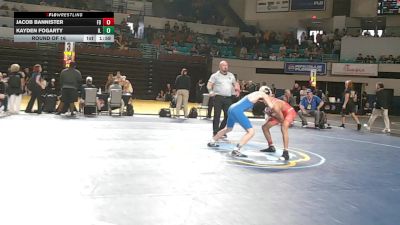 144 lbs Round Of 16 - Jacob Bannister, Fort Dorchester vs Kayden Fogarty, Indian Land