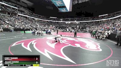 120-4A Quarterfinal - Julian Chavez, Greeley West vs Cody Tanner, Broomfield