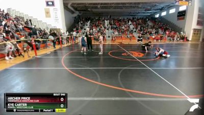 93-104 lbs Round 3 - Archer Price, Thermopolis Wrestling Club vs Kye Carter, Powell Wrestling Club