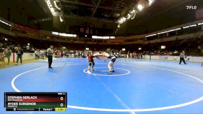 150 lbs Quarterfinal - Stephen Gerlach, Red Mountain vs Ryder Surgenor, Pinnacle