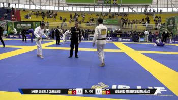 Eduardo Martins Guimarães vs Erlon De Avila Carvalho 2025 Brasileiro Jiu-Jitsu IBJJF
