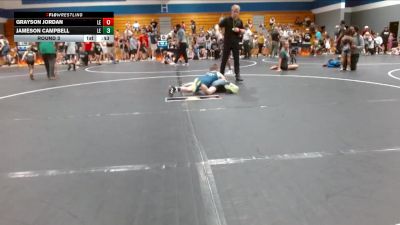 75/80 Round 3 - Jameson Campbell, Legacy Elite Wrestling Club vs Grayson Jordan, Team Tiger