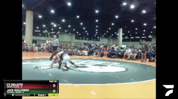 113 lbs Round 3 (6 Team) - Cy Delatte, BRAWL Silver vs Jack Galloway, Techfall White