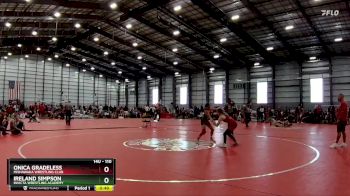 110 lbs Quarterfinal - Ireland Simpson, Invicta Wrestling Academy vs Onica Gradeless, Mishawaka Wrestling Club