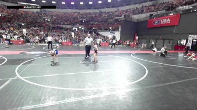 75 lbs Quarterfinal - Caleb Stegall, West De Pere Wrestling Club vs Kallen Miller, Parkview Albany Youth Wrestling