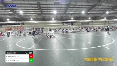 125 lbs Consi Of 8 #1 - Baylin Maynard, Team Tulsa Wrestling Club vs Neve O`Byrne, Kraken