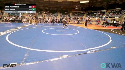 52 lbs Final - Lane Pankaskie, Claremore Wrestling Club vs Bear Bryan, Coweta Tiger Wrestling