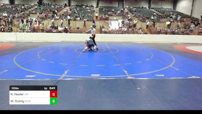 110 lbs Final - Ryker Hester, Viking Youth Wrestling vs Winston Duong, Georgia