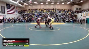 165 lbs Cons. Round 2 - Nick Altland, WOOSTER vs Trevor Durham, SPRINGFIELD(Akron)