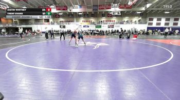 157 lbs Champ. Round 2 - Justin Whitney, Brewton-Parker (GA) vs Trent Evans, William Penn (Iowa)
