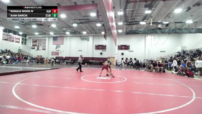 113 lbs Quarterfinal - Ronald Wood IV, Killingly vs Juan Garcia, St Joseph