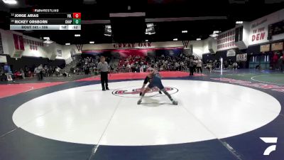 106 lbs Cons. Round 1 - Rickey Orsborn, Chaparral vs Jorge Arias, Vista Del Lago