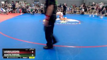 100-106 lbs Champ. Round 1 - Quintan Parsons, Punisher Wrestling Company vs Lazarus McEwen, Mat Demon Wrestling Club