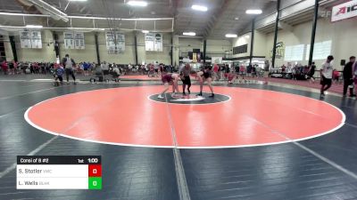 144 lbs Consi Of 8 #2 - Steven Stotler, Viking Wrestling Club vs Luke Wells, Blackhawk