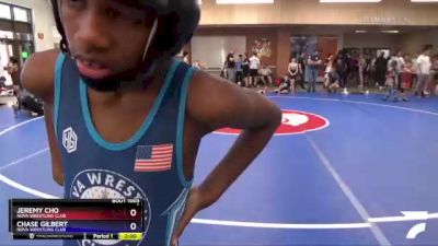 67 lbs Round 1 - Jeremy Cho, NOVA Wrestling Club vs Chase Gilbert, NOVA Wrestling Club