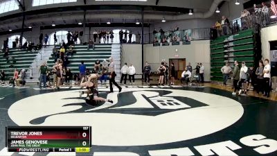 157 lbs Champ. Round 2 - Trevor Jones, Delbarton vs James Genovese, John Paul The Great