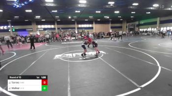 90 lbs Round Of 16 - Jocelyn Torres, Threshold WC vs Jackson Walker, LV Bear WC