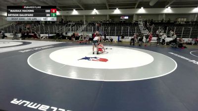 132 lbs Cons. Semis - Maddax Hacking, Uintah Wrestling vs Bryson Galofaro, Scanlan Wrestling Academy