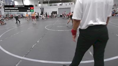 144 lbs Round 4 (6 Team) - Seth Crawford, Freakztyle Black vs Xavier Gonzalez, Team Darkhorse