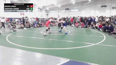190 lbs Quarterfinal - Davian Longo, Pit Crew-HS vs Jonathan Landen, Lumberyard Wrestling-HS