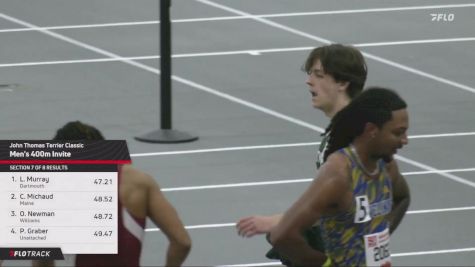 Men's 400m Invite, Finals 8