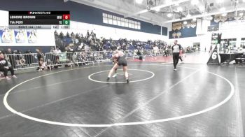 130 lbs Champ. Round 2 - Lenore Brown, Mission Viejo vs Tia Poti, Temescal Canyon