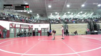 106 lbs Champ. Round 2 - Landon Smith, Whiteland vs Briggs Tackett, Rushville Consolidated