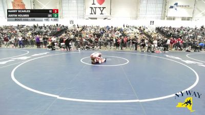 126 lbs Champ. Round 1 - Justin Holmes, Lyndonville Wrestling Club vs Harry Scarles, VHW Club