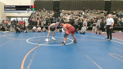 190-I lbs Quarterfinal - Bryce Dykie, Boyertown East vs Roman Ricci, High Pace Wrestling Club